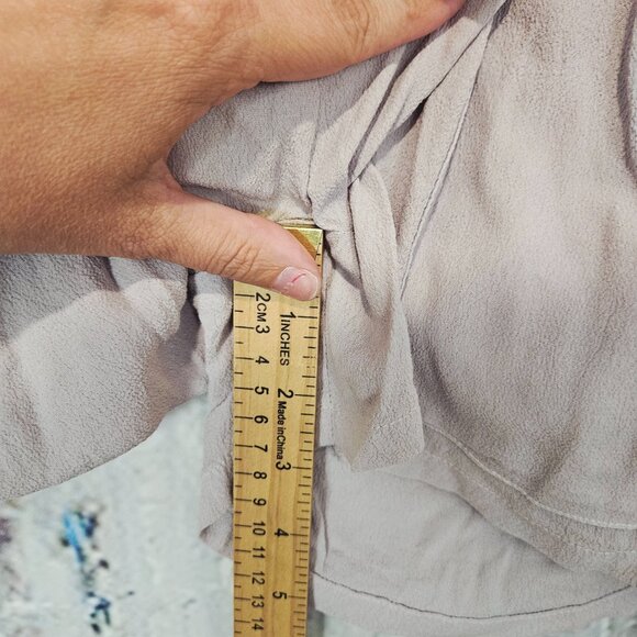 NWT Monrow Romper Size Small Zip Up Lavender - Picture 9 of 10